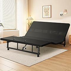 Miscoos King Size Adjustable Bed Frame