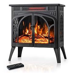 Electactic S230B 24-Inch Electric Fireplace Stove