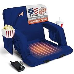 Heated Bleacher Seat with Back Support