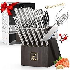 imarku Japanese Knife Set with Block