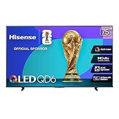 Hisense 75-Inch QD6 Series QLED 4K Fire TV