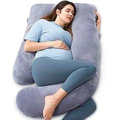 Momcozy U Shaped Maternity Pillow, Grey