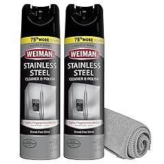 Weiman Stainless Steel Cleaner & Polish Set