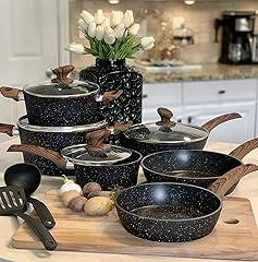 Kitchen Academy Induction Cookware Set - 12 Piece