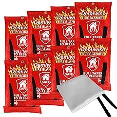 Demiwise Emergency Fire Safety Blankets 8-Pack