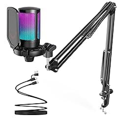 FIFINE USB Gaming Microphone AmpliGame A6T