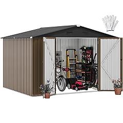 DWVO Outdoor Metal Storage Shed