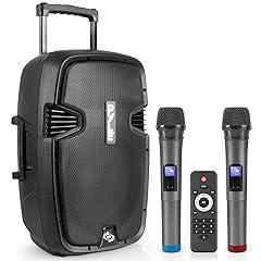 Pyle PPHP1299WU.5 Portable Bluetooth PA Speaker System