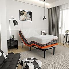 Eshine Adjustable Bed Frame with Mattress