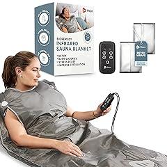 LifePro Portable Far Infrared Sauna Blanket (Large Grey)