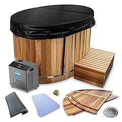 KPlunge Cedar Wood Hot & Cold Tub Combo