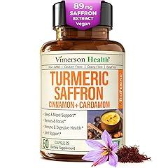Saffron Turmeric Curcumin with Black Pepper