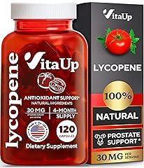 VitaUp Lycopene Supplement 30mg - 120 Count