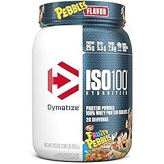 Dymatize ISO100 Hydrolyzed Protein Powder Fruity Pebbles 20 Servings