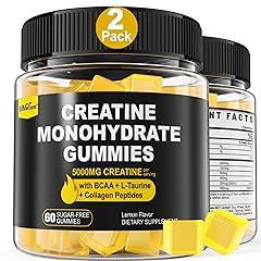 Envycure Creatine Monohydrate Gummies with BCAA