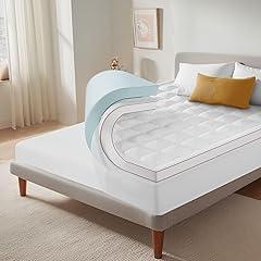 XWZO King Size Memory Foam Mattress Topper