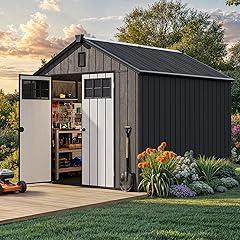 YITAHOME 8x10 Ft Outdoor Storage Shed
