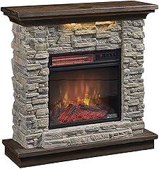 Duraflame Wall Mantel Electric Fireplace Smoky Gray