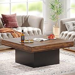 Tribesigns LED Square Coffee Table