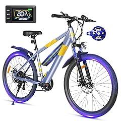 MULTIJOY Electric Mountain Bike with Removable Battery