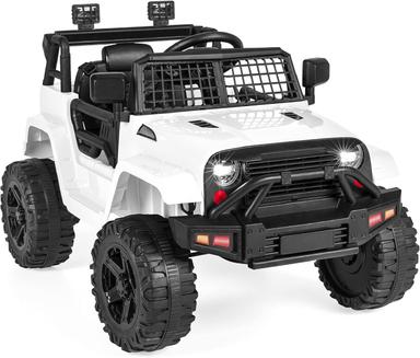white Jeep toy