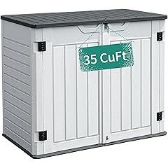 YITAHOME Outdoor Horizontal Storage Shed 35 Cu Ft