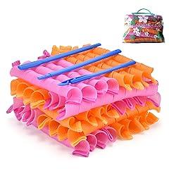 CEKEME Spiral Hair Curlers 40pcs
