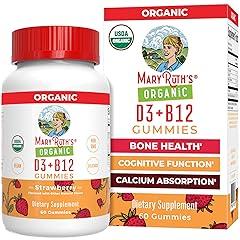 MaryRuth Organics Vitamin D3 + B12 Gummies