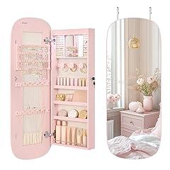 SONGMICS Jewelry Cabinet with LED Mirror