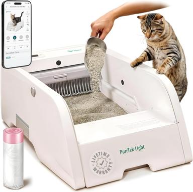 self cleaning litter pans