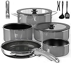 DUXANO 12PC Nonstick Cookware Set