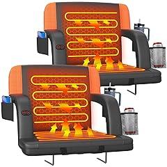 Suteck Heated Dual-Sided Stadium Seat Orange