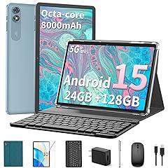 Relndoo 2025 Android Tablet with Keyboard