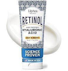 LilyAna Naturals Retinol Cream Anti Aging Moisturizer 1.7oz