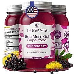 TrueSeaMoss Elderberry Irish Sea Moss Gel 16 Fl Oz