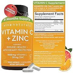 Viva Naturals Vitamin C and Zinc Supplement