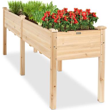 raised flower bed