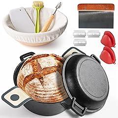 BIGFIT Advanced Cast Iron Dutch Oven 5QT