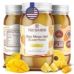 TrueSeaMoss Wildcrafted Irish Sea Moss Gel - MANGO/PINEAPPLE, 1