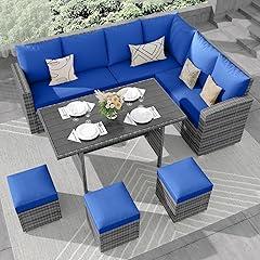 Outdoor Patio Rattan Furniture Set