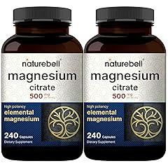 NatureBell Magnesium Citrate 500mg, 480 Count