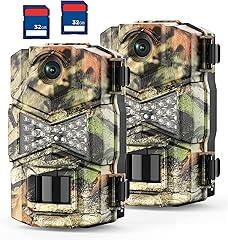 WOSODA Trail Camera 2 Pack 30MP 1080P