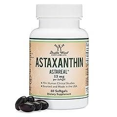 Double Wood Supplements Astaxanthin 12mg Max Strength