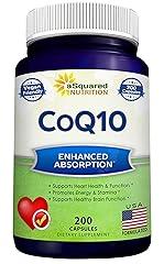 aSquared Nutrition CoQ10 400mg Max Strength 200 Tablets