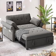 YITAHOME Convertible Sleeper Sofa Bed with Recliner