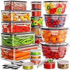 JSCARES 40-Piece Airtight Food Storage Containers