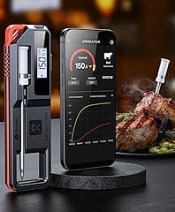 Vicseed Wireless Meat Thermometer with Ceramics Probe