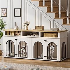Garvee Double Dog Crate Furniture 71