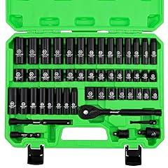 Swanlake 3/8'' Drive Impact Socket Set, 50-Piece