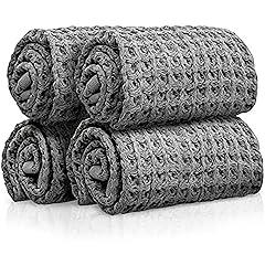 Sutera Silverthread Grey Washcloths Set